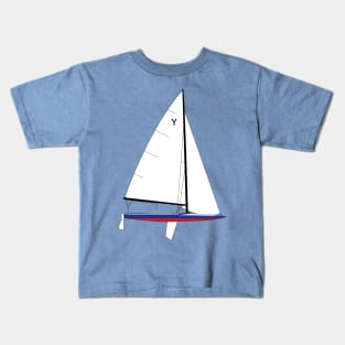 Y-Flyer Sailboat Kids T-Shirt